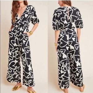 Farm Rio for Anthropologie Jumpsuit S